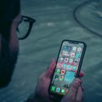 Face ID unlock on iPhone