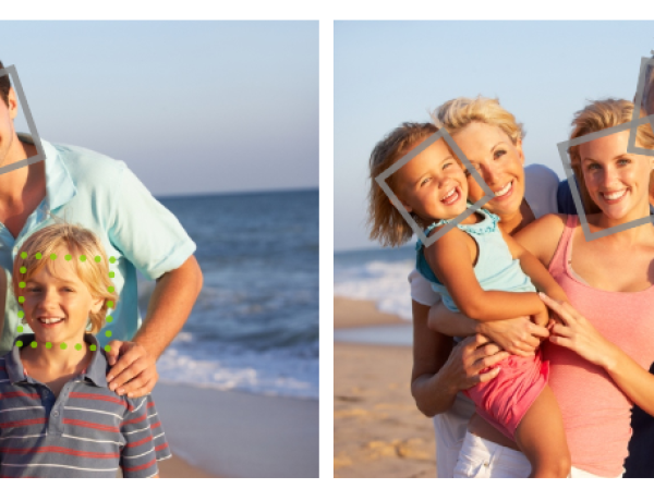 Our face recognition algorithm in action