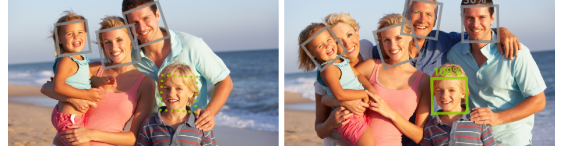 Our face recognition algorithm in action